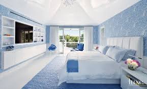 China Seas Arbre De Matisse Reverse Wallpaper Interior Design By Jennifer Post Image Courtesy Of White Master Bedroom Luxe Interiors Master Bedroom Wallpaper