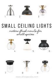 9 Modern And Adorable Ceiling Lights For Small Spaces Allisa Jacobs Modern Ceiling Light Ceiling Lights Modern Ceiling