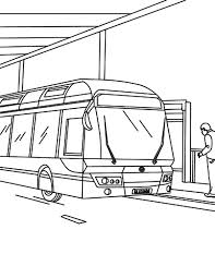 Get your colored pencils and start coloring city bus picture right now!try to color city bus to some extraordinary! City Bus At Gas Station Coloring Pages Netart Gas Station Coloring Pages Bus