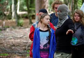 I guess holding spontaneous speeches on climate strikes is my new favourite hobby.… Feels Wrong Elites Darling Greta Thunberg Poses Next To German Eco Extremist Rt World News