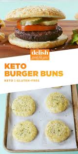 Still Have Good Hamburgers With A Keto Burger Bun Recipe Keto Buns Keto Recipes Easy Keto Burger
