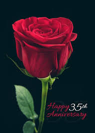 For instance, fifty years of marriage is called a golden wedding anniversary. Happy 35th Anniversary Red Rose Card Ad Affiliate Anniversary Happy Card Rose Happy 10th Anniversary Happy 40th Anniversary Happy 35th Anniversary