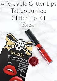 Affordable Glitter Lips Tattoo Junkee Glitter Lip Kit Review Glitter Lips Lip Kit Lips