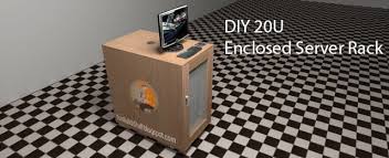 Measuring 25 h x 18.25 w x 13.75 d overall, this audio rack has a 100 lbs. Diy Server Rack Plans