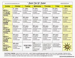 Sisters Do Food And Fitness Fitness Challenge Just Do It June Workout Challenge June Challenge Just Do It
