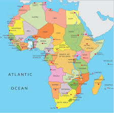 Africa Map With Capitals Africa Continent Map Africa Map Egypt Map