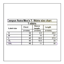 Campus Sutra Printed Men Round Or Crew T Shirt Blue Medium