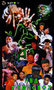 Nba youngboy wallpapers are shared in this post. Pin By Stunnadude On Rappers Dark Green Aesthetic Badass Wallpaper Iphone Best Rapper Alive