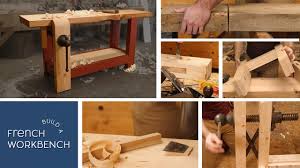 Entire bench is built from 16 2x6 and 6 4x4 that you can get at your local home center. Build A French Workbench Youtube