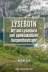 Around 100.000 tourists visit lysebotn each year. Lysebotn Norwegen Lofoten Reisen