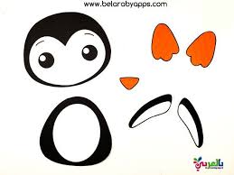 Printable Penguin Craft For Kids Pdf Free Template بالعربي نتعلم Penguin Craft Penguin Drawing Easy Free Printable Crafts