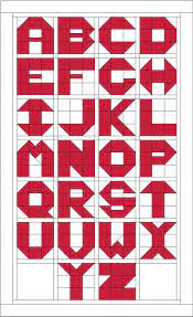 Wool applique quilts · applique quilt patterns · wool quilts · pattern blocks. Graphed Alphabet Letters To Create Any Word You Want Pdf Pattern Alma Mater