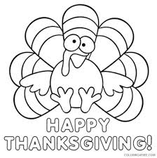 These cute thanksgiving coloring pages are great to have printed out and set out for some turkey day fun. Thanksgiving Coloring Pages Cute Turkey Coloring4free Coloring4free Com