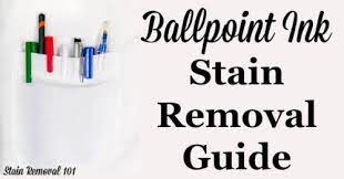 Ballpoint Ink Stain Removal Guide Removing Pen Stains