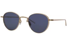 Matsuda Sunglasses Men's M3096 BG Brushed Gold/Blue Grey Lenses 49-23-140mm  | EyeSpecs.com