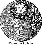 Yin and yang coloring pages for adults is a gallery of visual symbols that came from the east. Yin Yang Doodle Zentangl Moon At Night Abstract Coloring Pages Coloring Pages Mandala Coloring Pages