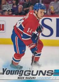 Montreal canadiens | assigned c nick suzuki to owen sound (ohl). Nick Suzuki Hockey Cards