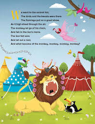A Lion In Curlers Our Storytime Issue 11 Animal Fair Poem Illustrated By Tim Budgen Http Timbudgen Com Storytim Magazines For Kids Fall Kids Story Time