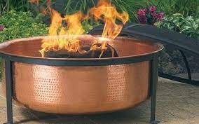 Hammered Copper Fire Pit Modern Firepits Premiere Fire Pits Copper Fire Pit Wood Burning Fire Pit Fire Pit