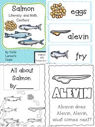 Salmon Life Cycle Kindergarten Life Cycle Coloring Book Salmon Life Cycle Word Wall Vocabulary Cards Life Cycles Kindergarten Math Centers Life Cycles
