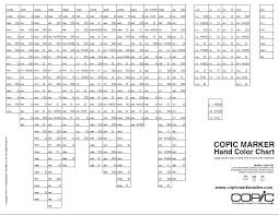 Blank Copic Color Chart 2019 Copic Hex Chart Pdf Copic Ciao