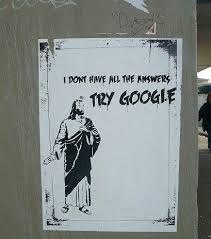 Banksy God I Don T Have All The Answers Try Google Street Art Banksy Street Art Banksy Artwork