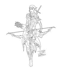 403 Forbidden Art Coloring Pages Warrior Princess