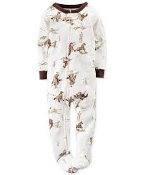 Carter S Baby Boys Cowboy Footed Coverall Kids Baby Boy 0 24 Months Macy S Baby Boy Pajamas Baby Boy Cowboy Carters Baby Boys