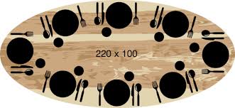 Quelles Dimensions De Table Pour Vos Convives Artmeta Table Ovale Table A Manger Salon Salle A Manger Table Ovale