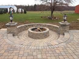 Paver Patio With Sunken Fire Pit Area Outdoor Fire Pit Garden Fire Pit Fire Pit Essentials