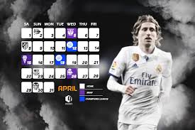 Место в рейтинге клубов уефа (2018): Real Madrid Matches Calendar April By Youssefhesham Gfx11 On Deviantart