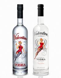Valentine Vodka Cf Napa Vodka Vodka Packaging Bottle Packaging