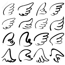 Gráfico vectorial de alas de angel: Dibujos Animados De Coleccion De Dibujo De Icono De Alas Ilustraciones Vectoriales Clip Art Vectorizado Libre De Derechos Image 31401323