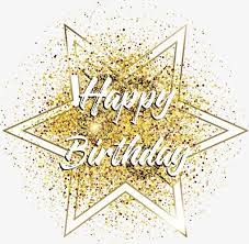 Vector Painted Gold Vector Hexagram Happy Birthday Png Transparent Clipart Image And Psd File For Free Download Happy Birthday Png Happy Birthday Very Happy Birthday