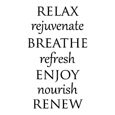 Spa Words Wall Quotes Decal Relax Quotes Spa Quotes Facials Quotes