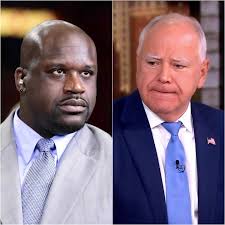 Breaking: Shaquille O'Neal Kicks Tim Walz Out of His Restaurant, Declares  "You're Not Welcome Here"