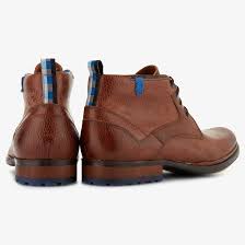 These shoes are absolutely stylish and easy to combine with a great variety of outfits. Cognac Leather Men S Lace Boot 10920 00 Floris Van Bommel