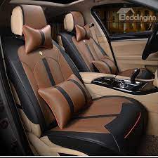 Modern Design Smooth Leather Business Style Universal Fit Car Seat Covers Car Seats Fit Car Carseat Cover