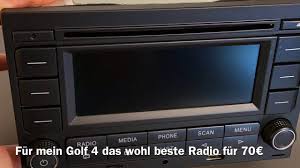 Rcd210 mp3 штатная магнитола volkswagen golf vi 6. Vw Rcn 210 Golf 4 Radio 2din Youtube