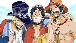 If you're looking for the best one piece ace wallpaper then wallpapertag is the place to be. Sabo Group Smile Piece One Ace Luffy Ne Friends Series Anime Hd Wallpaper Wallpaperbetter