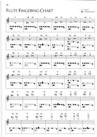 Unique Piccolo Finger Chart All Notes Instrument Fingering