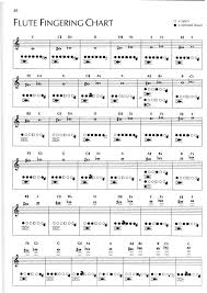 unique piccolo finger chart all notes instrument fingering