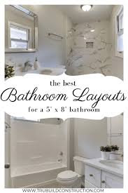 If you want to share a bathroom between two bedrooms then these jack and jill bathroom floor plans might work for you. The Best 5 X 8 Bathroom Layouts And Designs To Make The Most Of Your Space Trubuild Construction