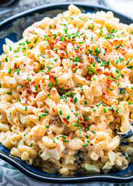 How to make deviled egg pasta salad: Deviled Egg Macaroni Salad Jo Cooks