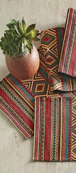 Arrizona Western Table Runner Western Southwestern Kitchen Decor Southwestern Decorating Southwestern Home Decor Jewel Tone Decor