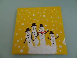 Christmas Craft Handprint Snowman Family Konst For Barn Julkort Jul Forskola