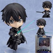 Click To Buy Q Version Sword Art Online Anime Hand Model Kirito Sao Pvc 295 Movable To Sword Art Online Kirito Sword Art Online Figures Sword Art Online