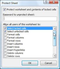 · on the home tab under the cells, section click on the format option and then select . Protect A Worksheet Using Vba