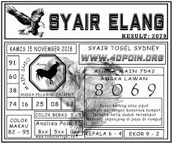 Togelpelangi Sydney Minggu November