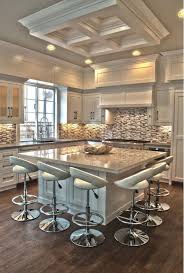 30 Spectacular White Kitchens With Dark Wood Floors Page 23 Of 30 Beautiful Kitchens Luxury Kitchens Kitchen Design